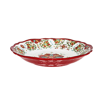 Le Cadeaux Pasta Bowl Allegra Red